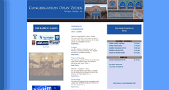Desktop Screenshot of ohavzedek.org